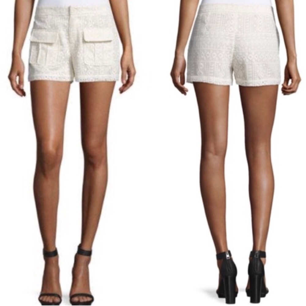 NWT Joie Cream Lace Shorts Size 2